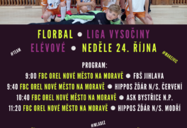 FLORBAL – ELÉVOVÉ, domácí turnaj (24. 10. 2021)